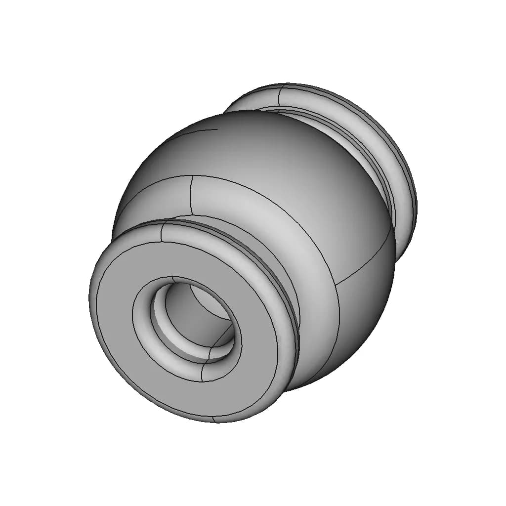 Rubber Dampers 16*4*12 | 3D Engineering Design File_60_30_degree_snapshot