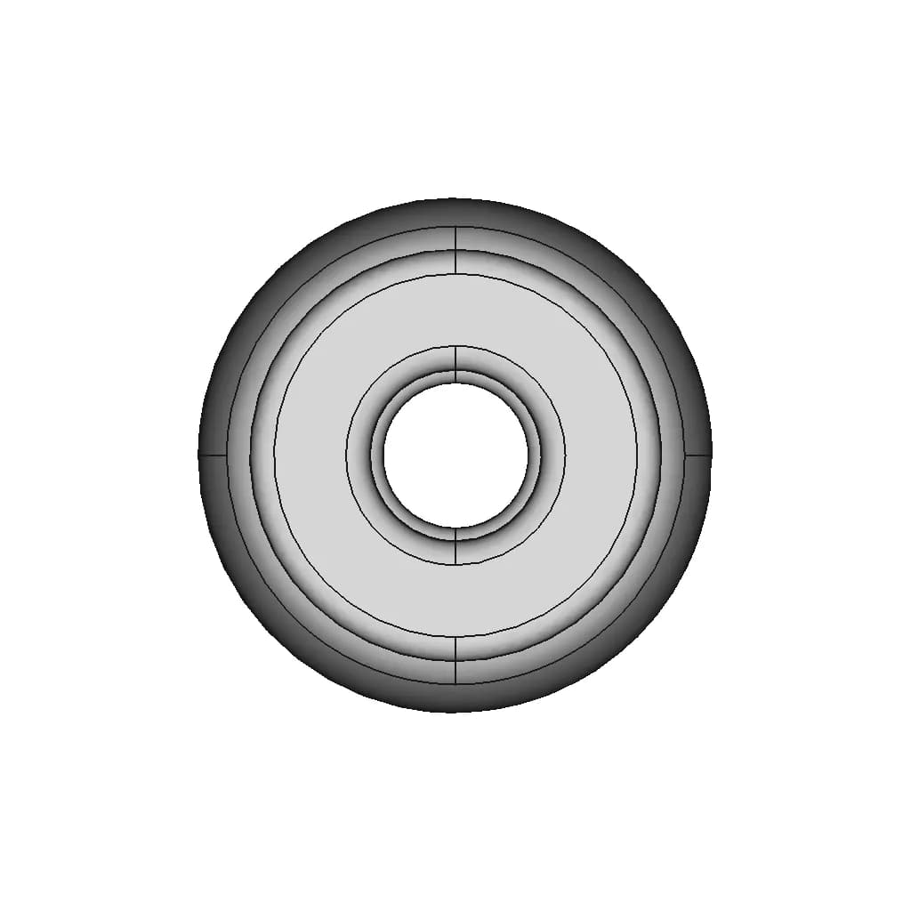 Rubber Dampers 16*4*12 | 3D Engineering Design File_90_0_degree_snapshot
