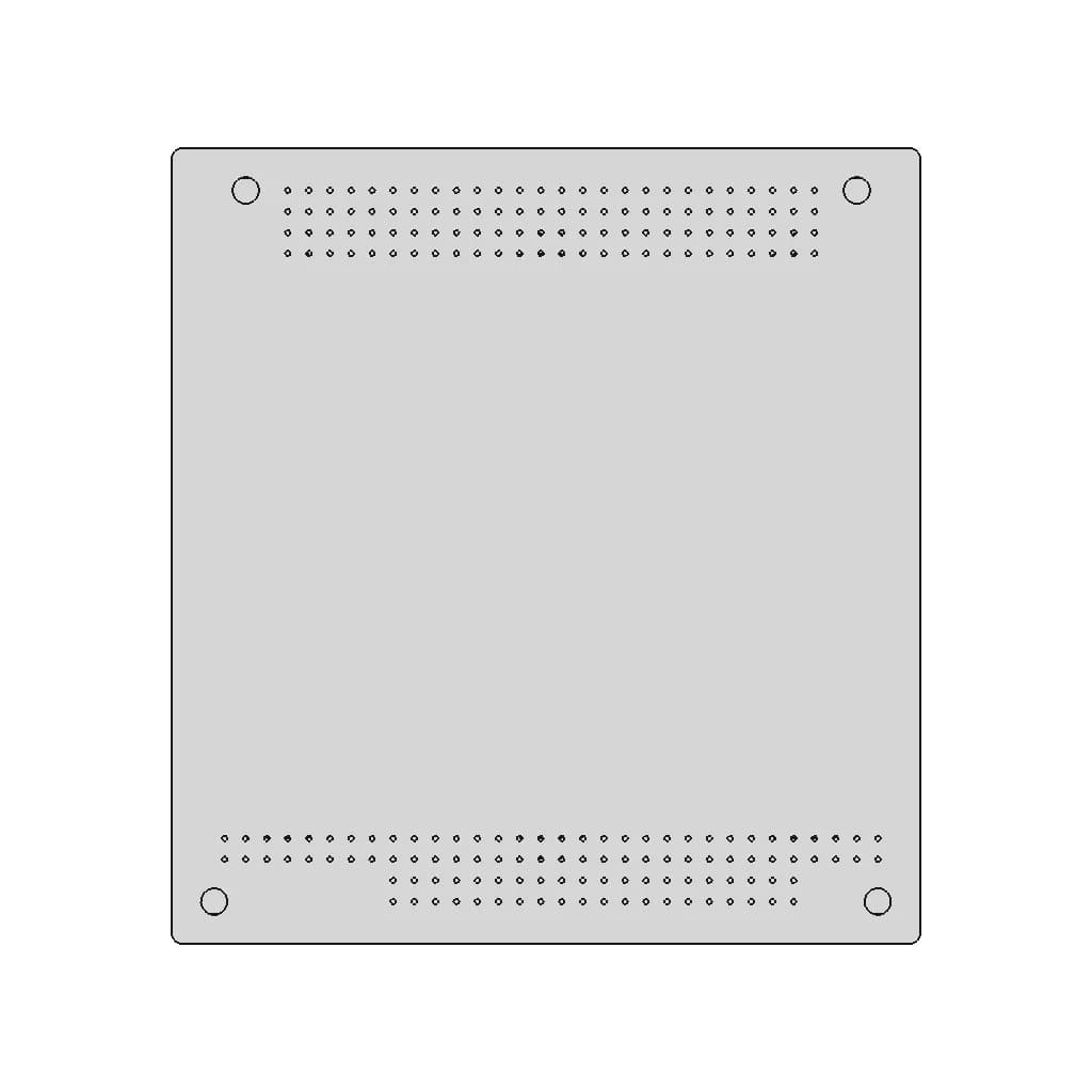 Printed Circuit Board, Type Pc-104 Plus - Downloadable CAD Representation_270_0_degree_snapshot