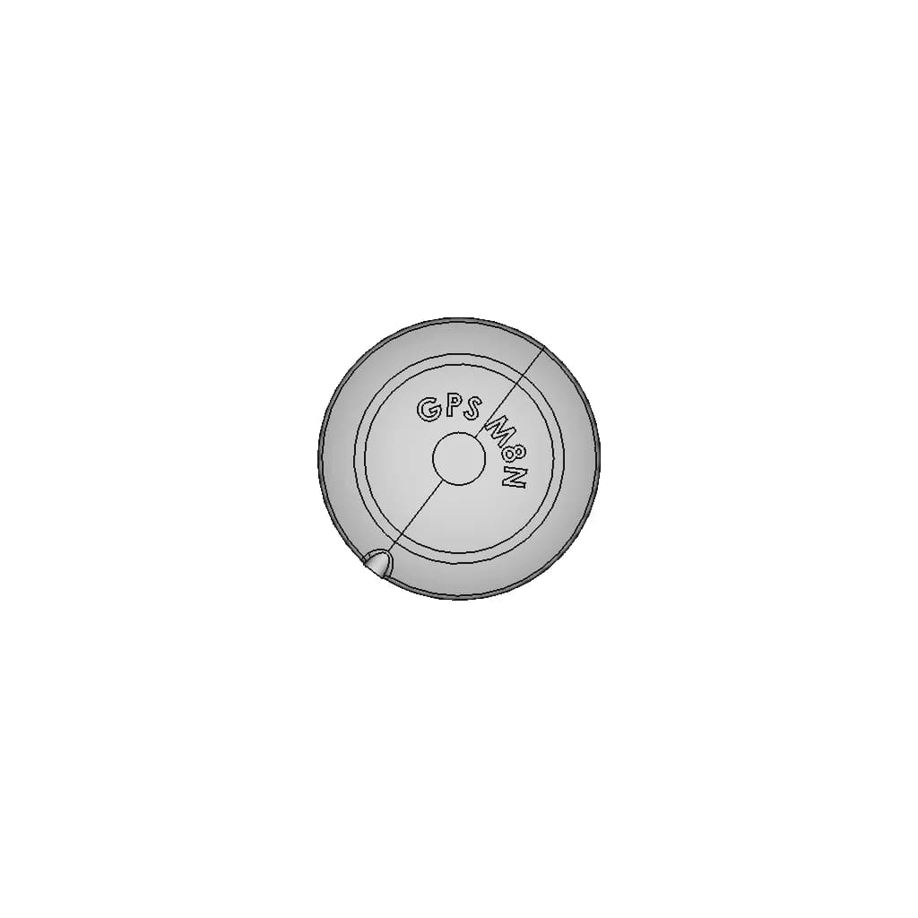 Px4 Gps/Global Navigation Satellite Systems (Gnss) - Downloadable CAD Representation_270_0_degree_snapshot