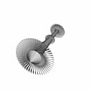 Turbine Fan Cfd (Computational Fluid Dynamics) - Standard Mechanical Component_60_30_degree_snapshot