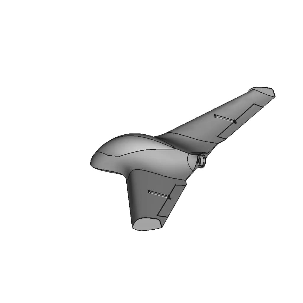 Fixed Wing Uav/ Fixed Wing Drone - Standard Mechanical Component_60_30_degree_snapshot
