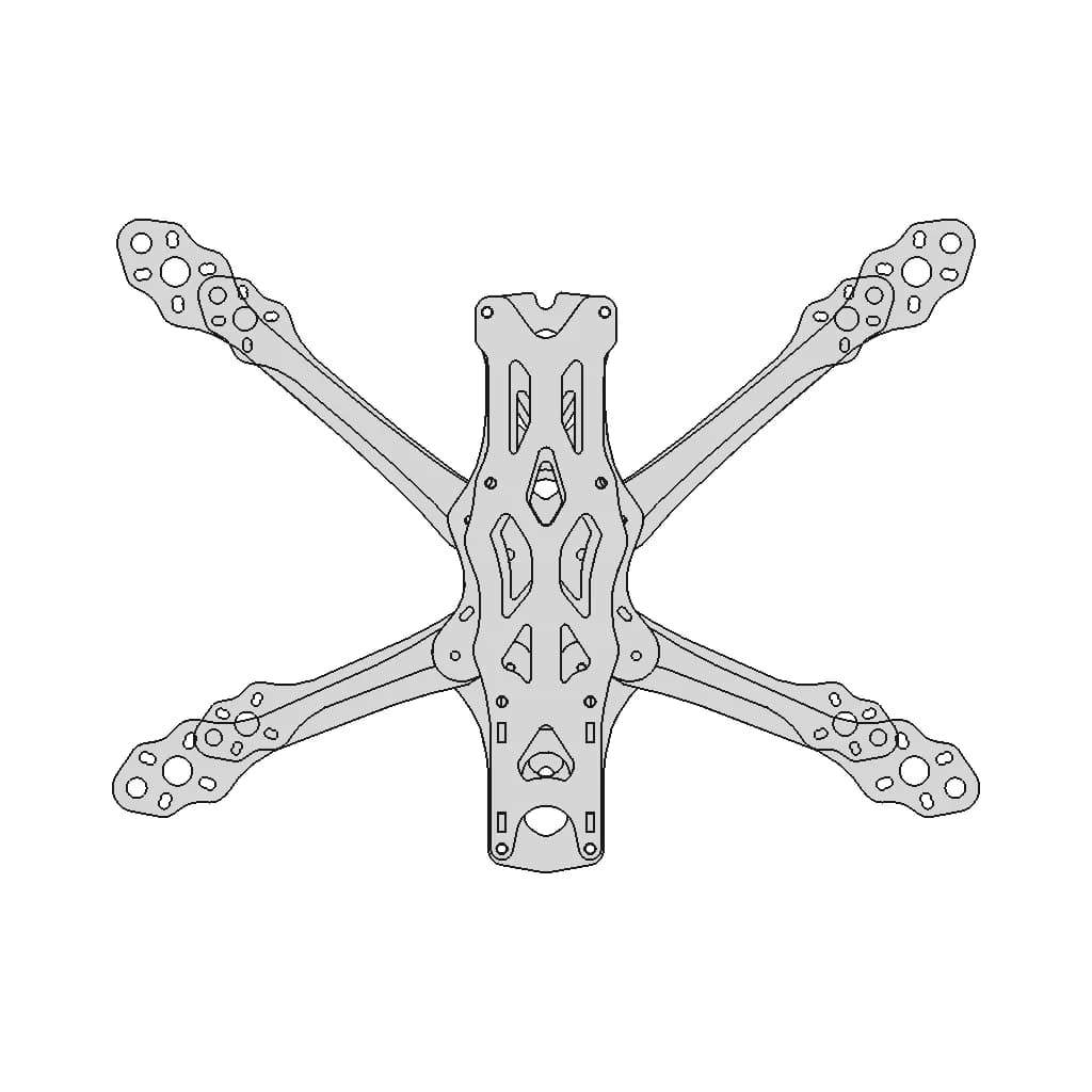 Apexdc 5'' Drone Frame - Standard Mechanical Component_0_0_degree_snapshot
