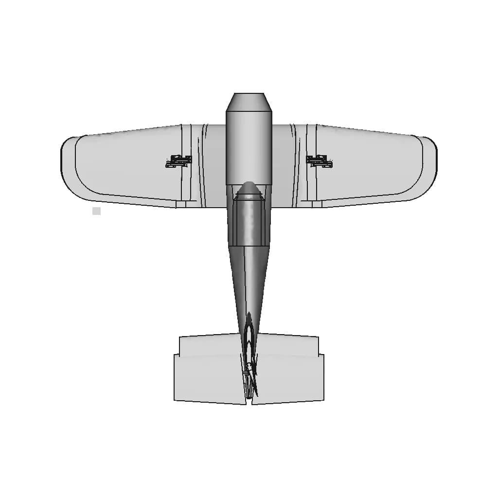 F4U Corsair | 3D Engineering Design File_270_0_degree_snapshot
