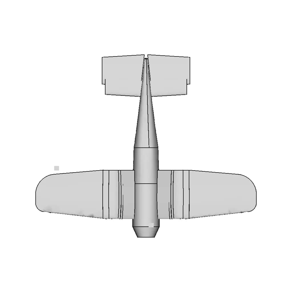 F4U Corsair | 3D Engineering Design File_90_0_degree_snapshot