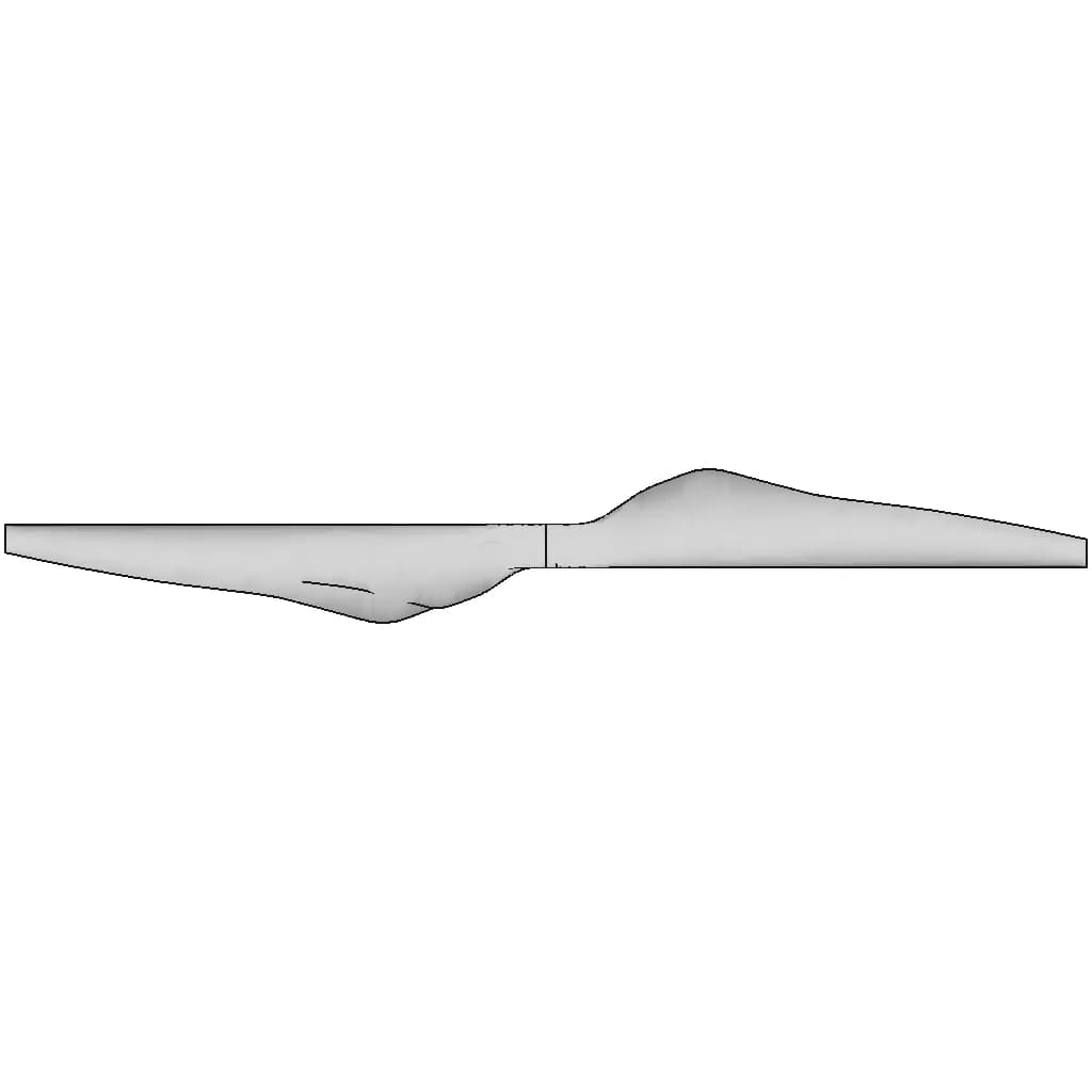 Kde-Cf305-Dp Propeller Blades, 30.5" X 9.7, Dual-Edition Series (Cw/Ccw Pair) | 3D Engineering Design File_0_0_degree_snapshot