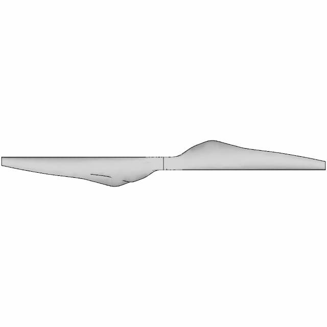 Kde-Cf305-Dp Propeller Blades, 30.5" X 9.7, Dual-Edition Series (Cw/Ccw Pair) | 3D Engineering Design File