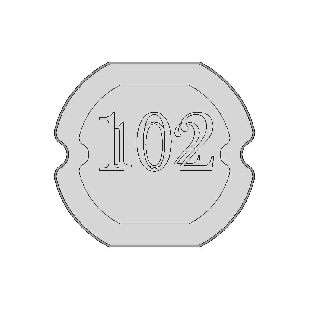 Pd1060 Smd Power Inductors - Downloadable CAD Representation_90_0_degree_snapshot