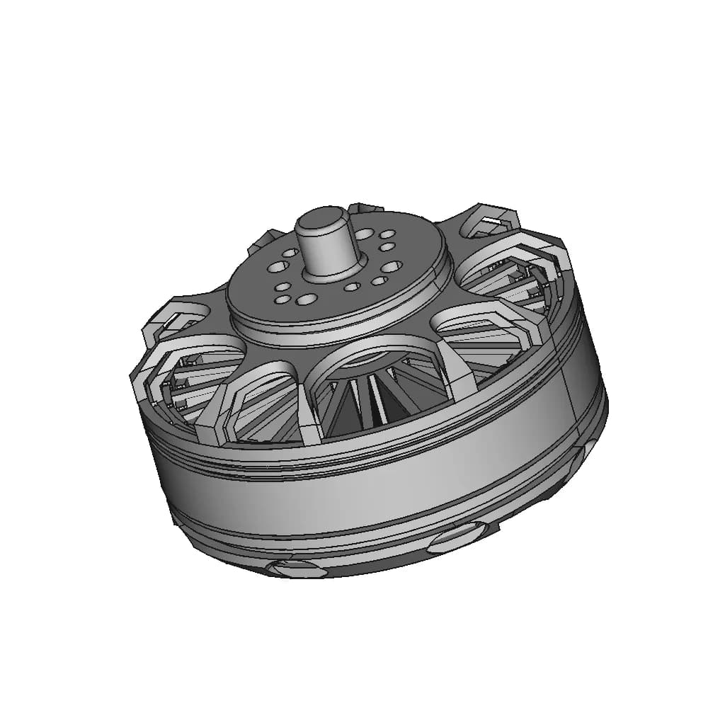 Kde7215Xf-135(He), This Motor Can Produce A Maximum Of 5 Kg Of Thrust. It Is Useful For 7 Kg To 10 Kg Vtol Uav Development. - Standard Mechanical Component_60_30_degree_snapshot