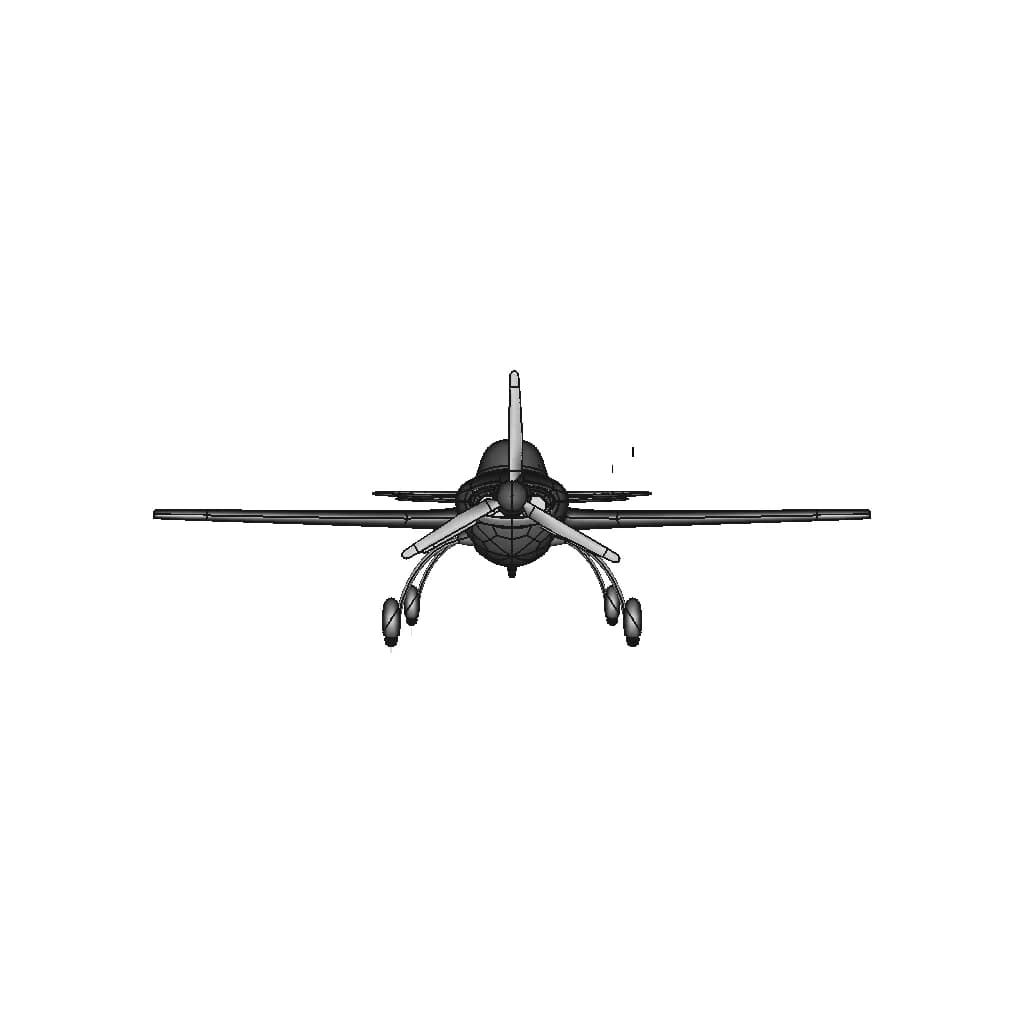 Aerobatic Airplane - Standard Mechanical Component_0_270_degree_snapshot