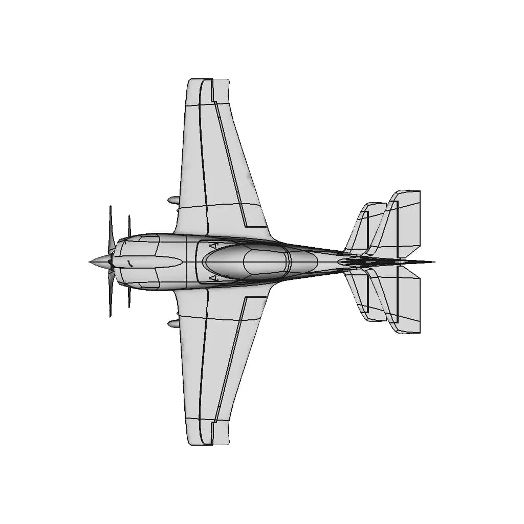 Aerobatic Airplane - Standard Mechanical Component_270_0_degree_snapshot