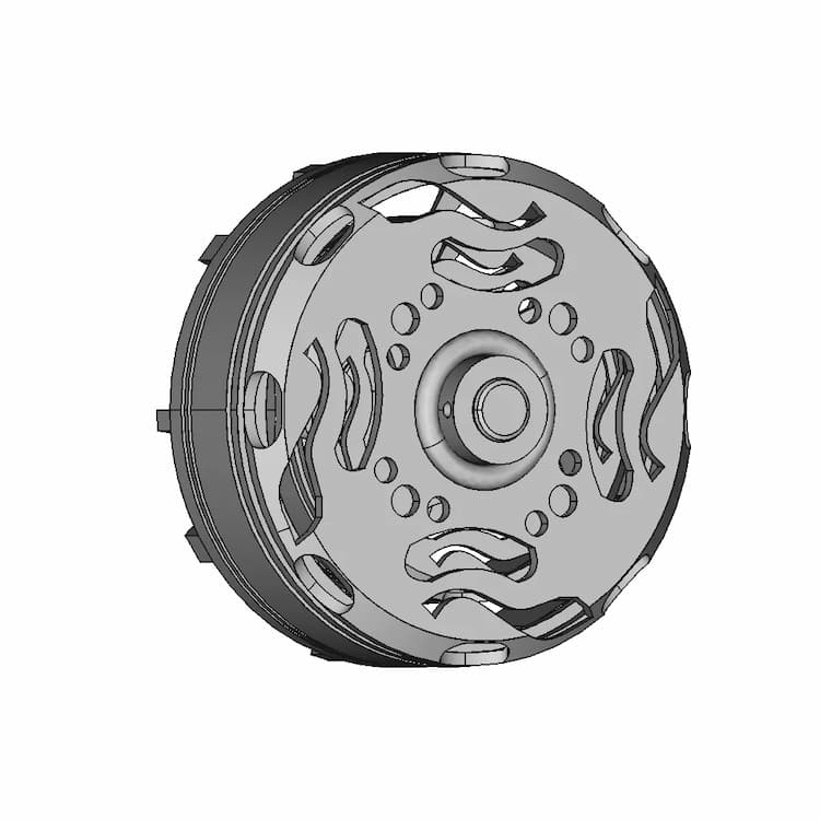 Kde7208Xf-135 Brushless Motor | High-Quality CAD Model