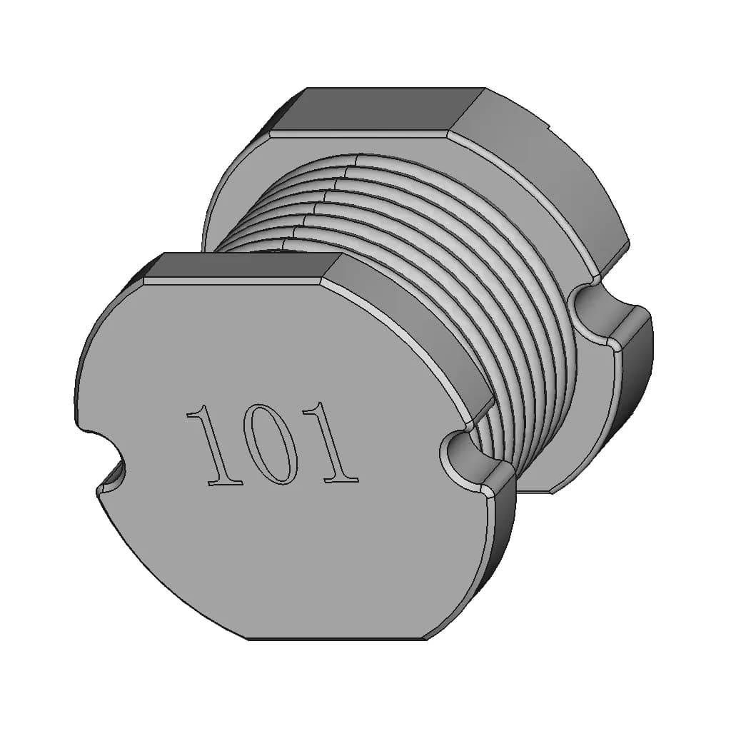 Pd7870 Smd Power Inductors | High-Quality CAD Model_60_30_degree_snapshot