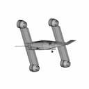 Tiltrotor "Abracadabra" - 4 Impellers | High-Quality CAD Model_60_30_degree_snapshot