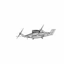 Tiltrotor "Krakozyabra" - 4 Propellers - Downloadable CAD Representation_0_0_degree_snapshot