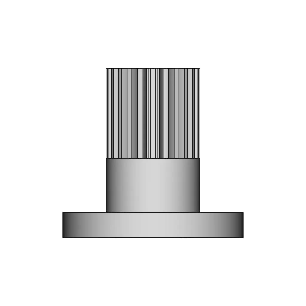 Gear Shaft M26 With Counter Sunkhole | 3D Engineering Design File_90_0_degree_snapshot