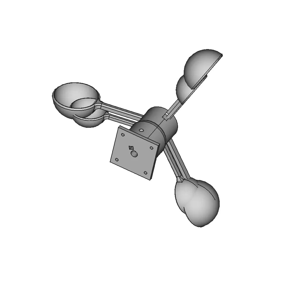 Anemometer - Standard Mechanical Component_60_30_degree_snapshot
