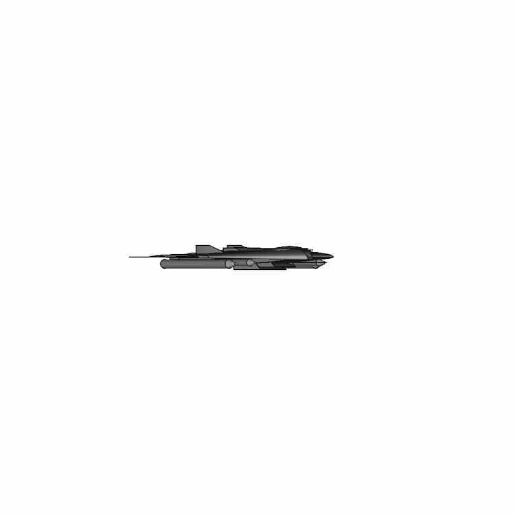 Avion-Cohete Ueao (No Tripulado) | 3D Engineering Design File