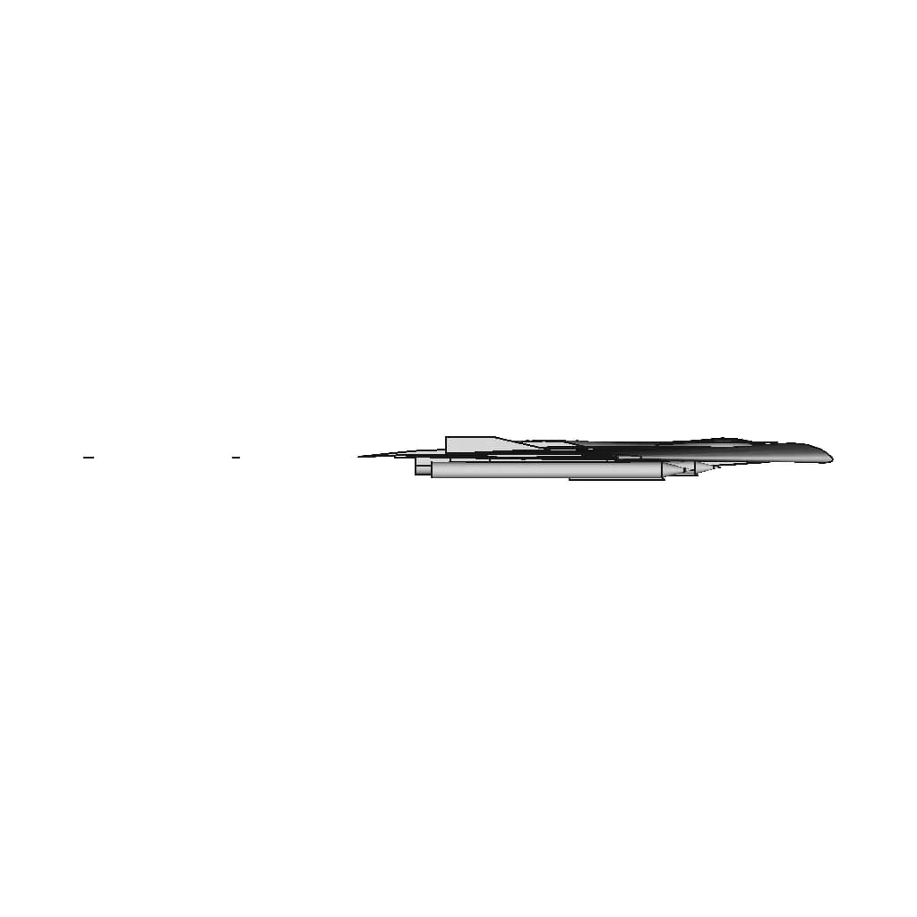 Avion-Cohete Ueao (No Tripulado) | 3D Engineering Design File_0_90_degree_snapshot