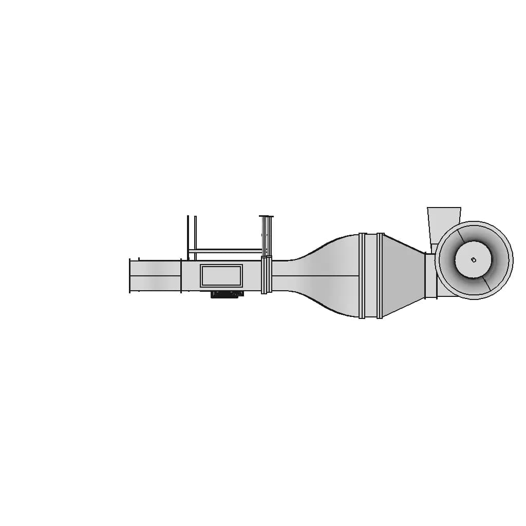 Cascade Wind Tunnel | High-Quality CAD Model_270_0_degree_snapshot