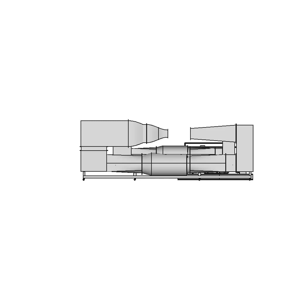Closed Subsonic Wind Tunnel - Standard Mechanical Component_90_0_degree_snapshot