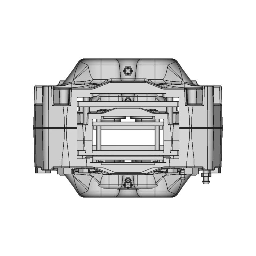 Volvo 240 4-Piston Front Brake Caliper | 3D Engineering Design File