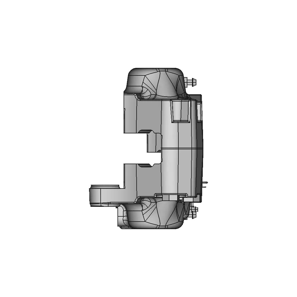 Volvo 240 4-Piston Front Brake Caliper | 3D Engineering Design File_0_270_degree_snapshot