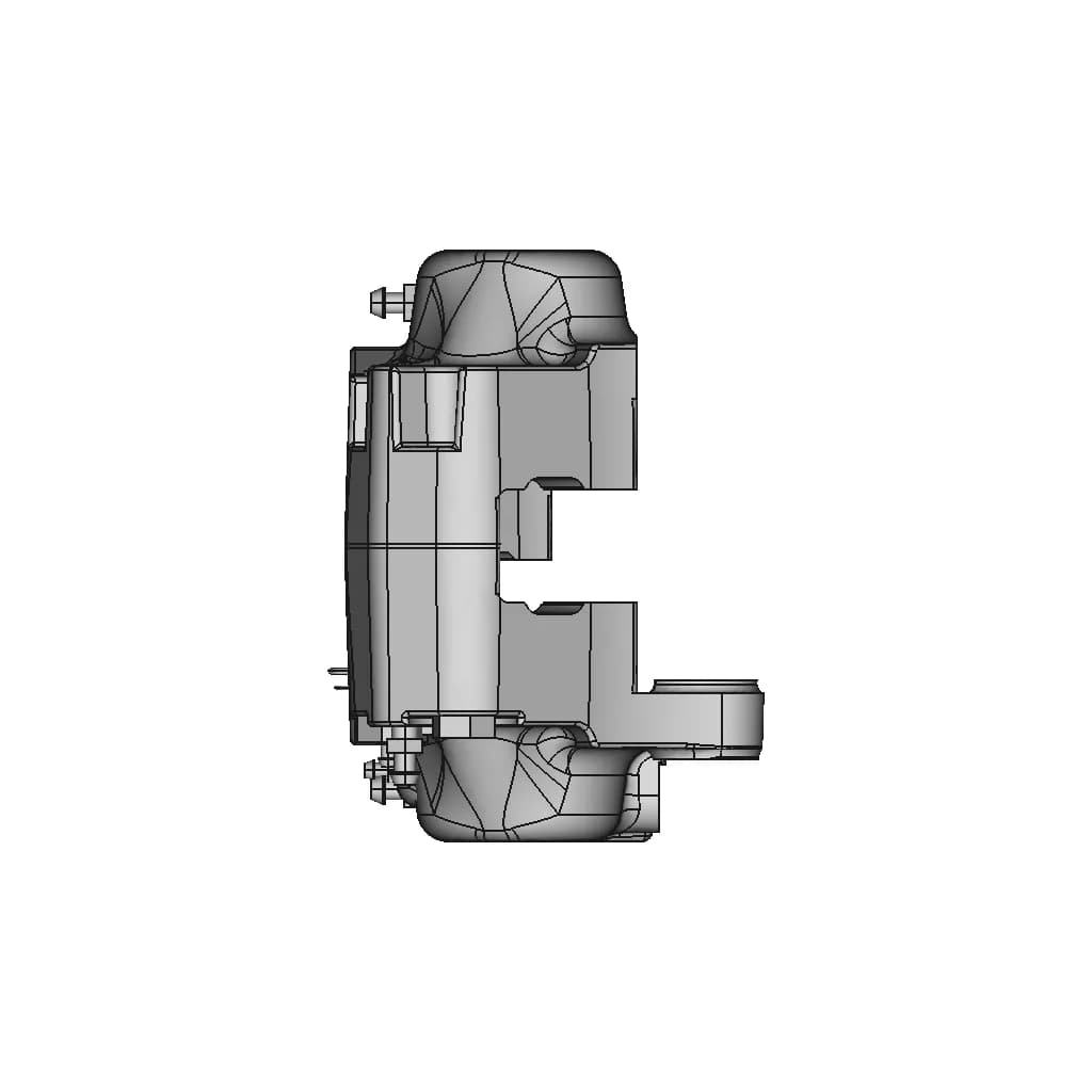 Volvo 240 4-Piston Front Brake Caliper | 3D Engineering Design File_0_90_degree_snapshot