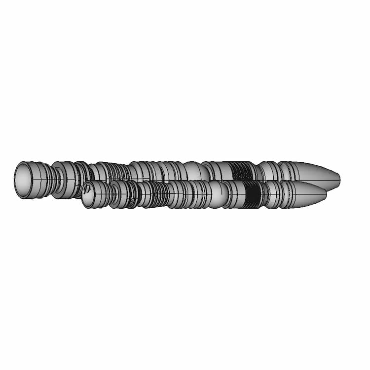 Titan Rocket - Downloadable CAD Representation