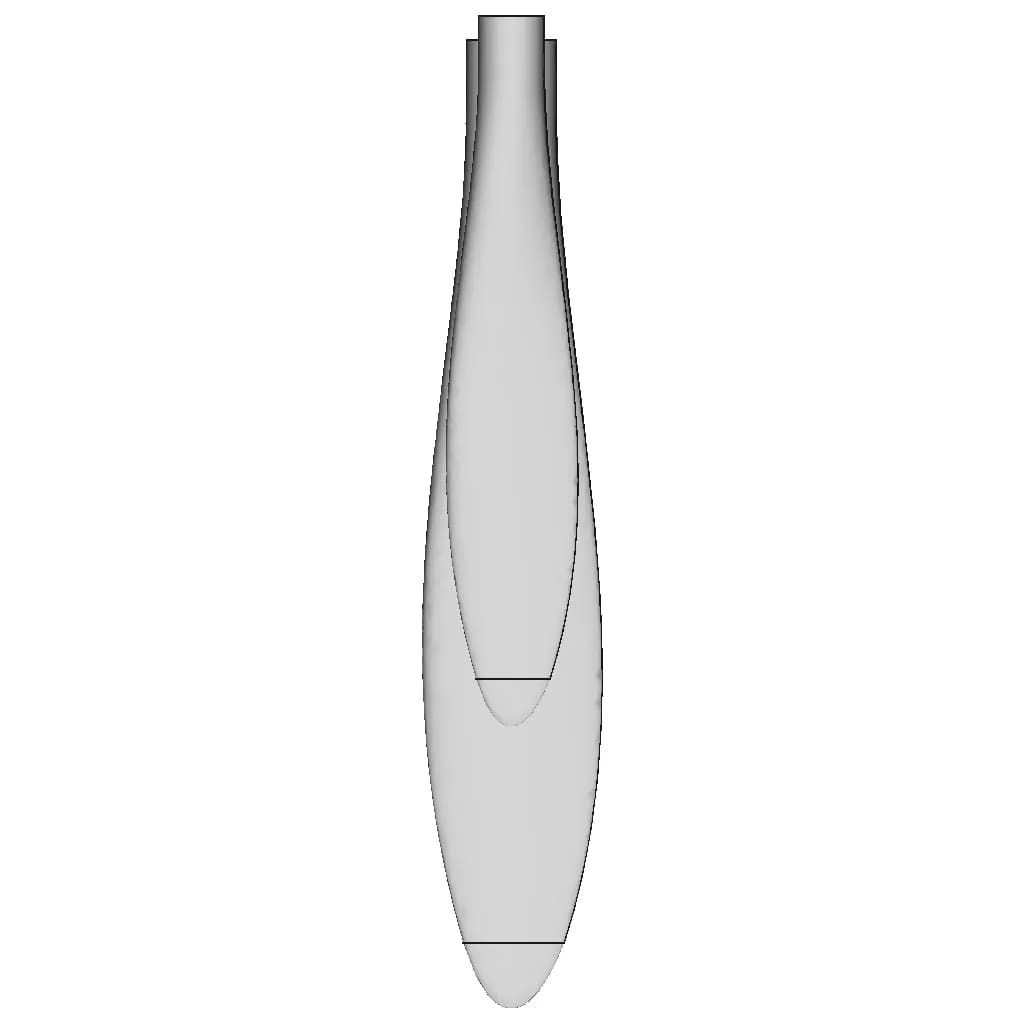 Air Screw For Scale Model Aircraft Lagg-3 - Downloadable CAD Representation_90_0_degree_snapshot