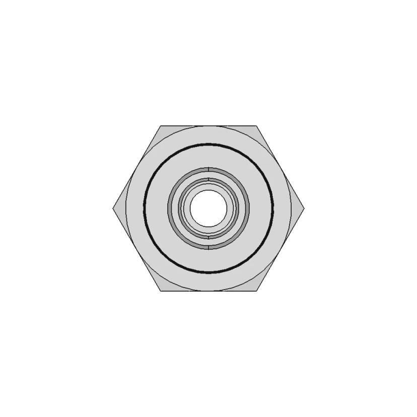 1/4 X 1/8 Ff-B | High-Quality CAD Model