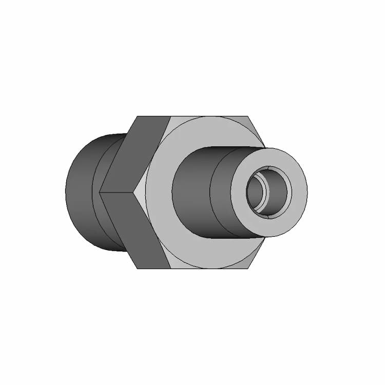 1/4 X 1/8 Ff-B | High-Quality CAD Model