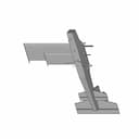 Diy Cardboard Plane Clark Y Airfoil - Standard Mechanical Component_60_30_degree_snapshot
