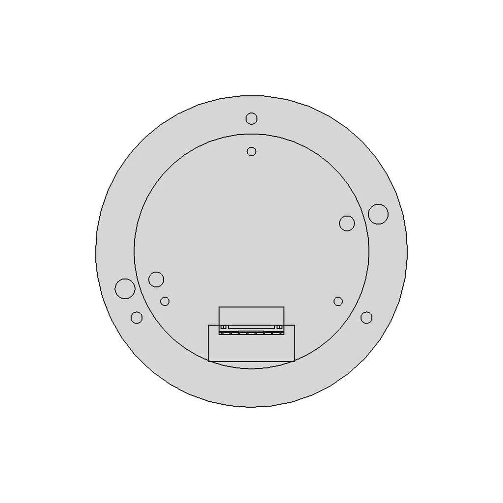 H-Rtk F9P Ultralight | High-Quality CAD Model_90_0_degree_snapshot