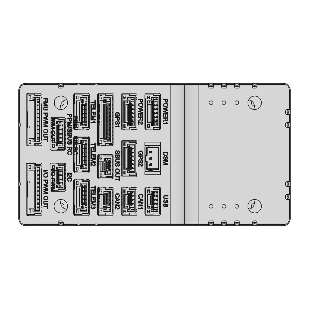 Pixhawk6C - Downloadable CAD Representation_270_0_degree_snapshot
