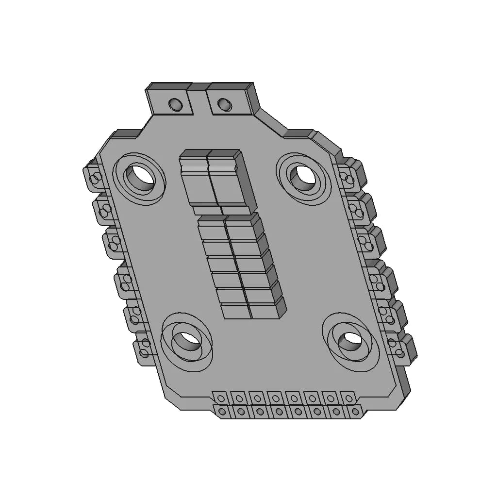 Tekko32 F4 4In1 Mini 45A Esc V1.3 | High-Quality CAD Model_60_30_degree_snapshot