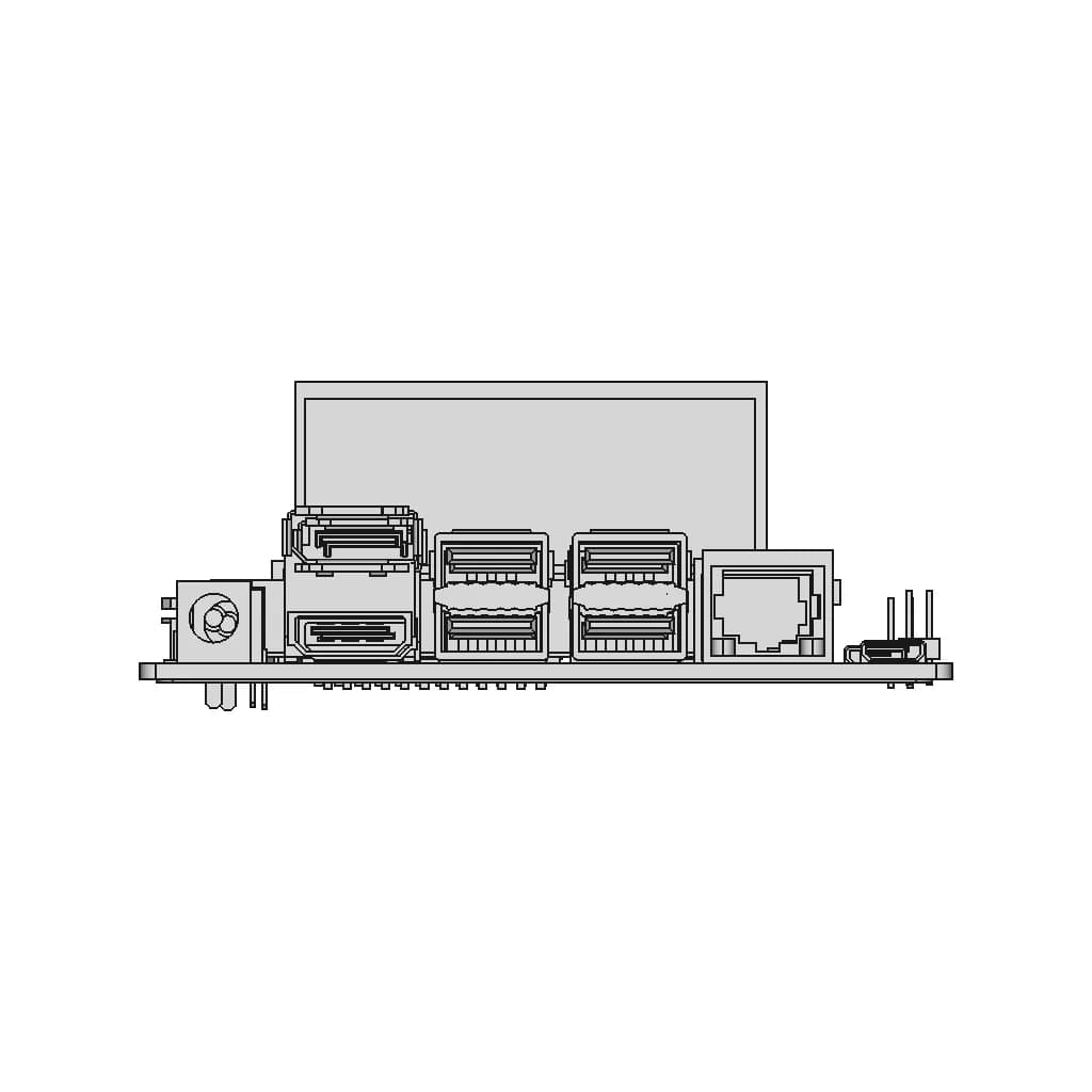 Nvida Jetson Nano | 3D Engineering Design File_90_0_degree_snapshot