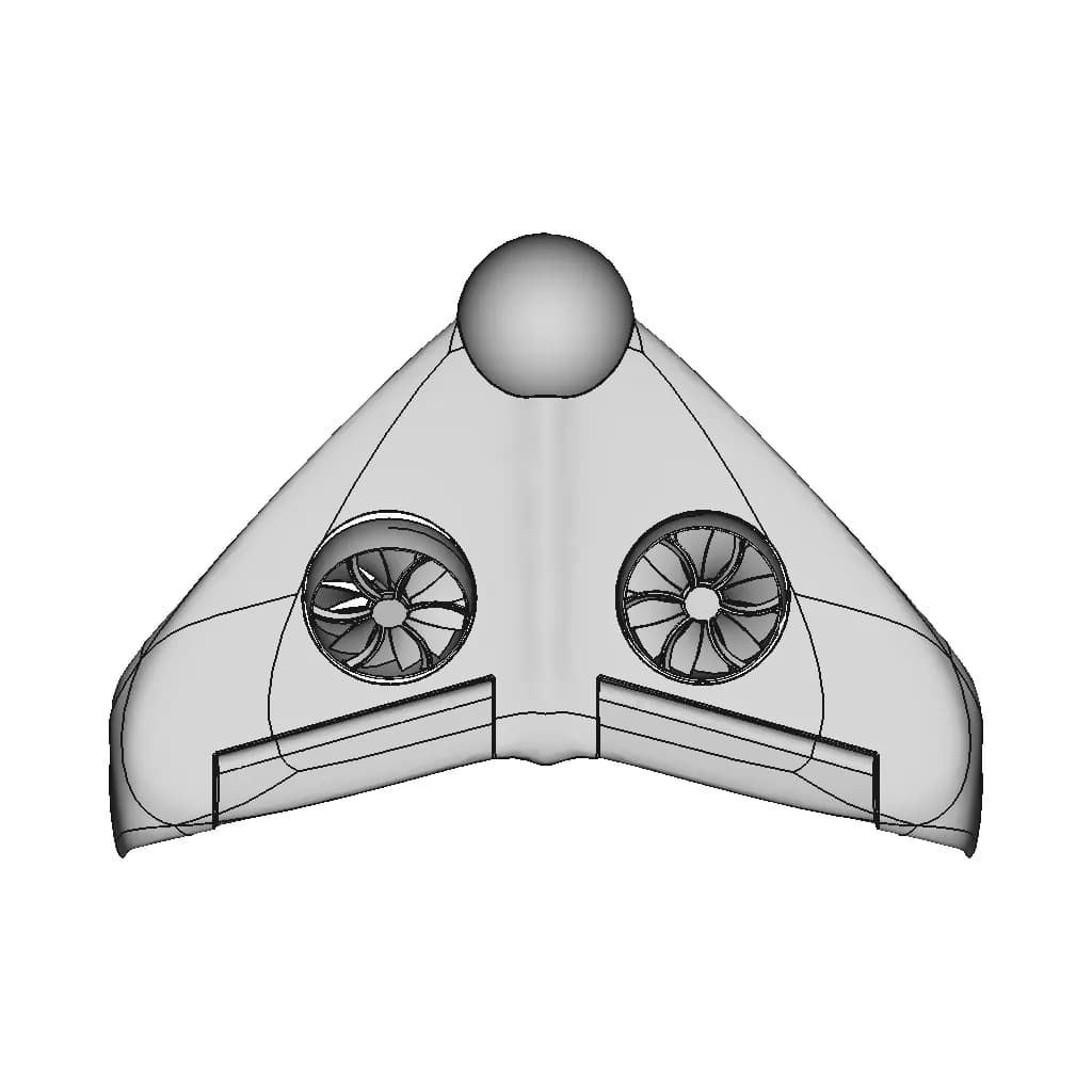 Uas: Flywatch | High-Quality CAD Model_90_0_degree_snapshot