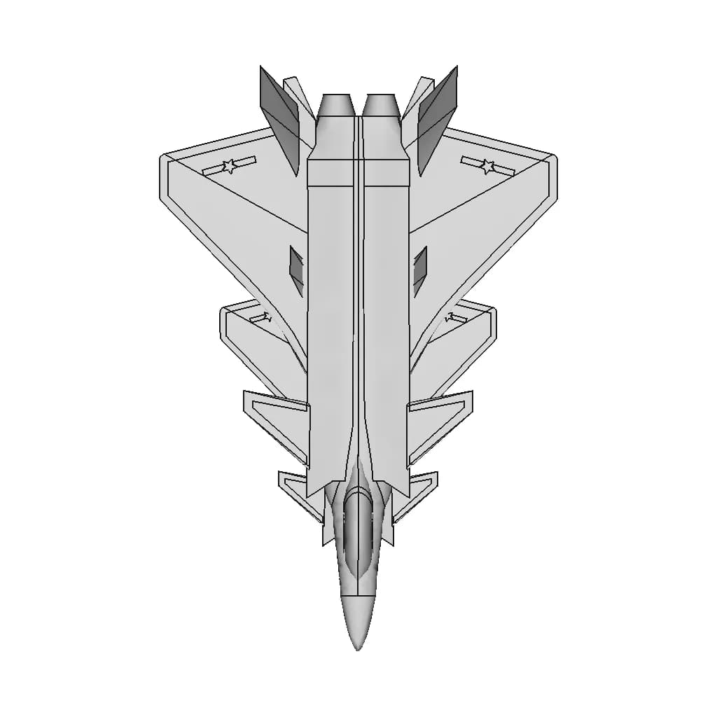 Chengdu J-20 - Standard Mechanical Component_270_0_degree_snapshot