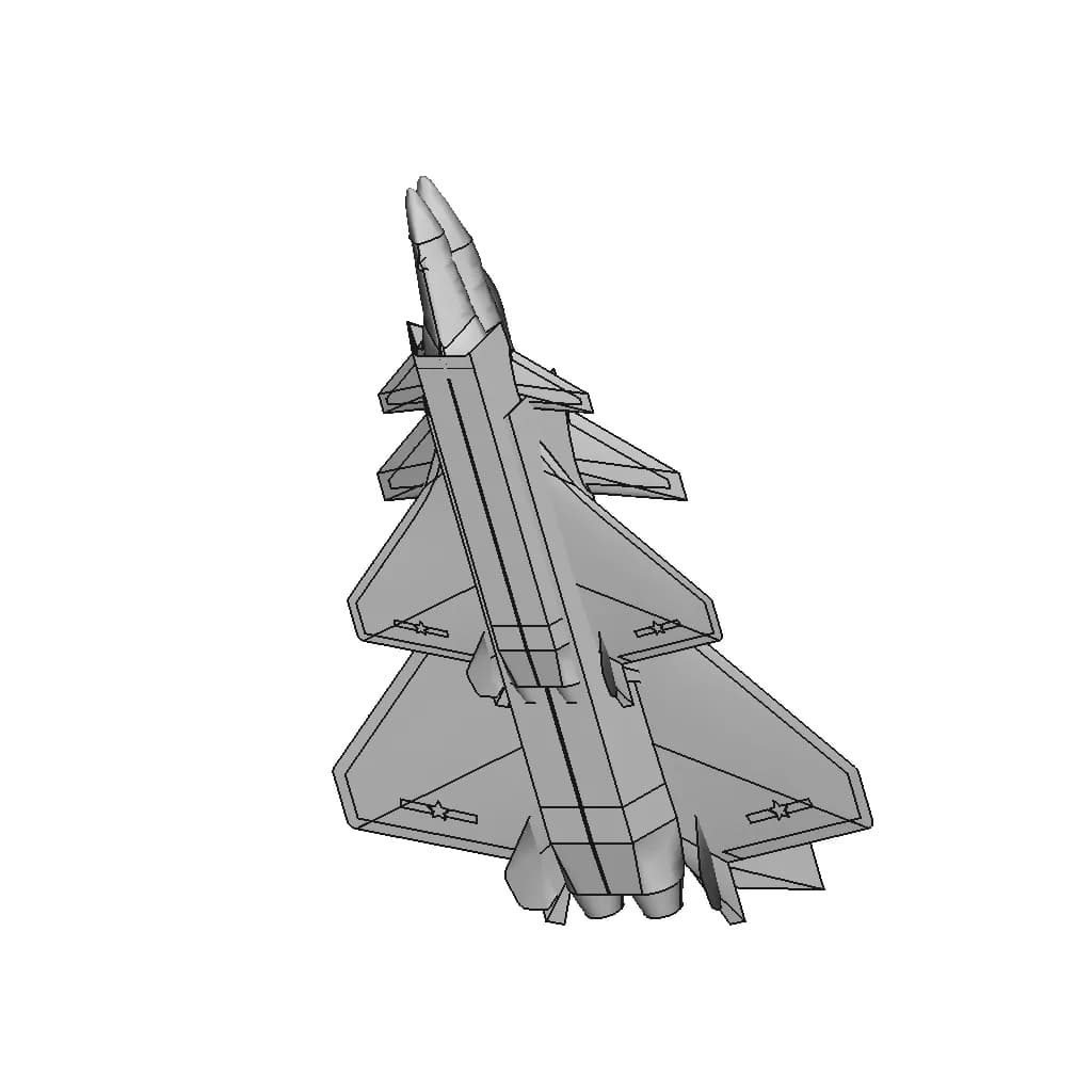 Chengdu J-20 - Standard Mechanical Component_60_30_degree_snapshot