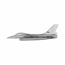 Lockheed Martin F-16 | High-Quality CAD Model_0_90_degree_snapshot