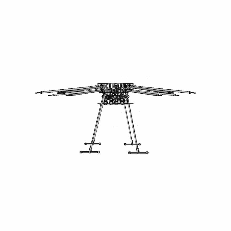 Octocopter Drone - Standard Mechanical Component