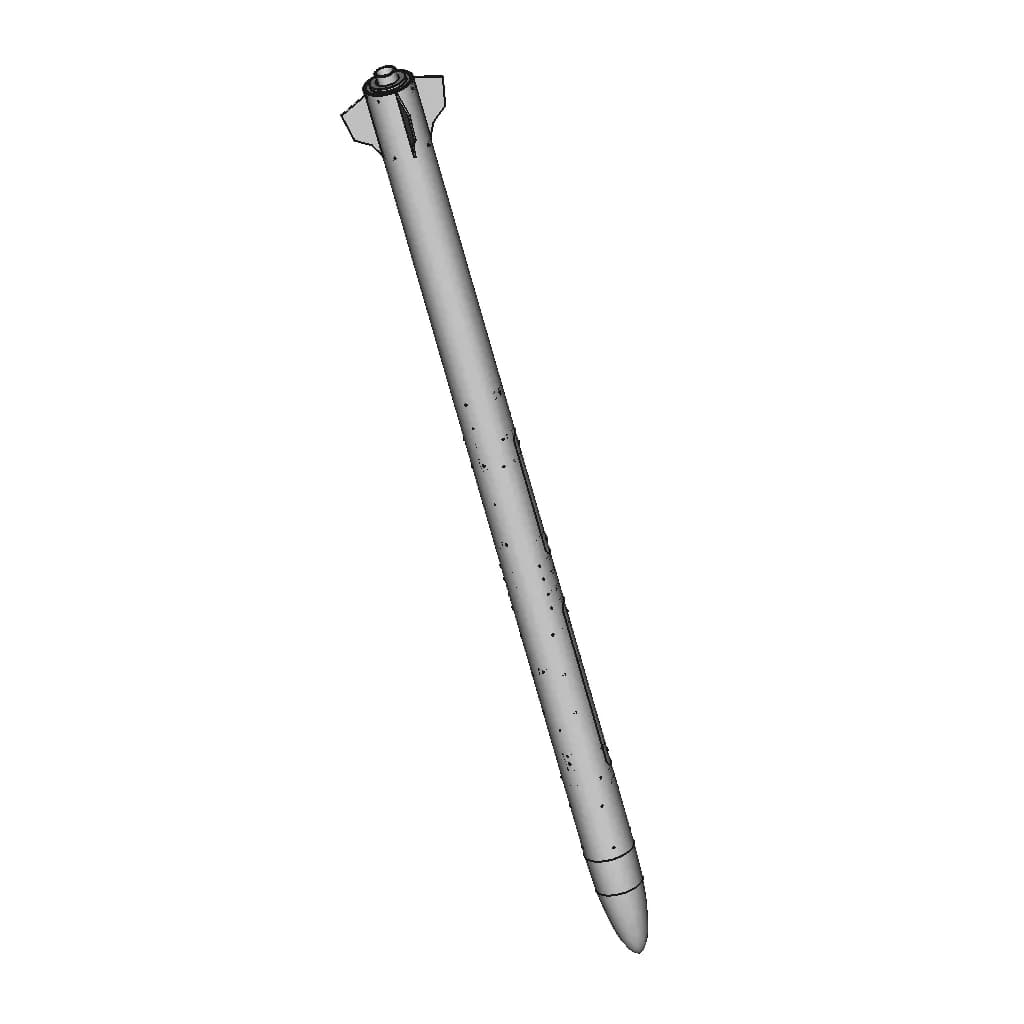 A Model Rocket | 3D Engineering Design File_60_30_degree_snapshot