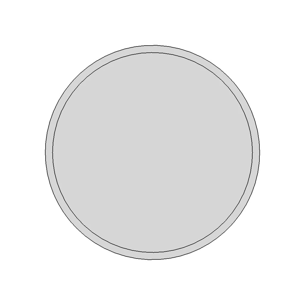 Fresnel Lens 133X21Mm | High-Quality CAD Model_270_0_degree_snapshot