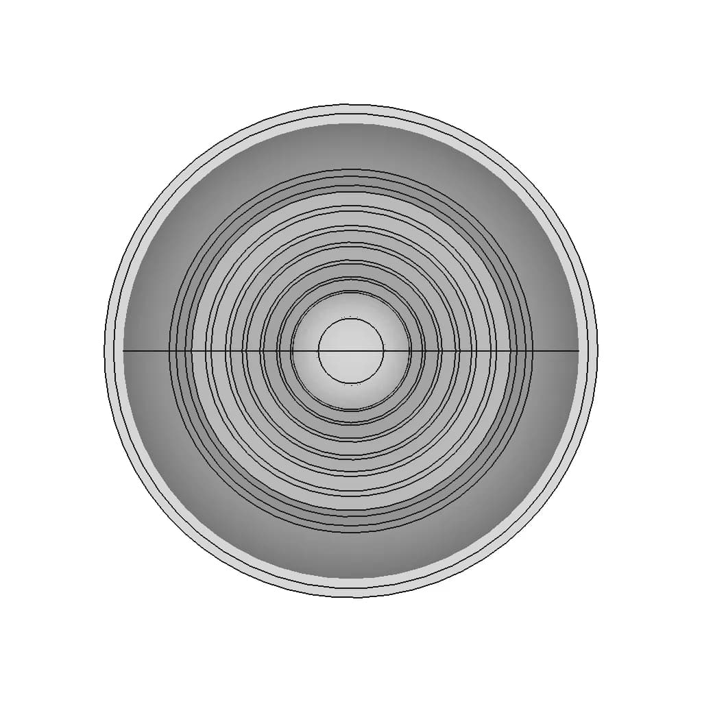 Fresnel Lens 133X21Mm | High-Quality CAD Model_90_0_degree_snapshot