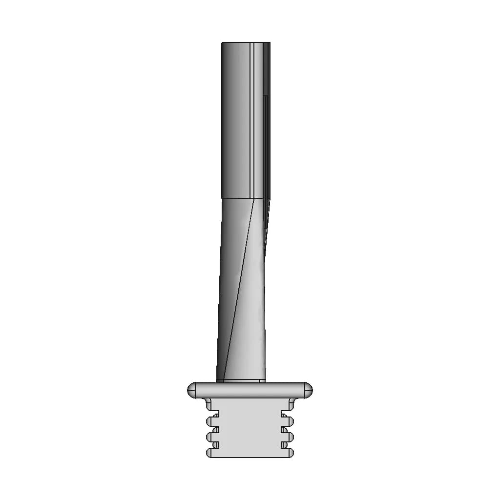 Turbine Blade | 3D Engineering Design File_0_0_degree_snapshot