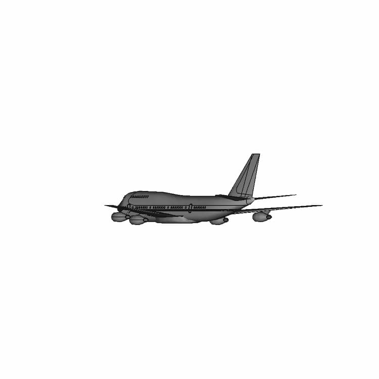B747-8S - Downloadable CAD Representation