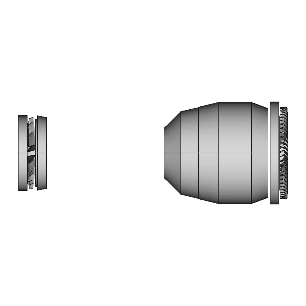 Parametric Design Of Gas Turbine | 3D Engineering Design File_270_0_degree_snapshot