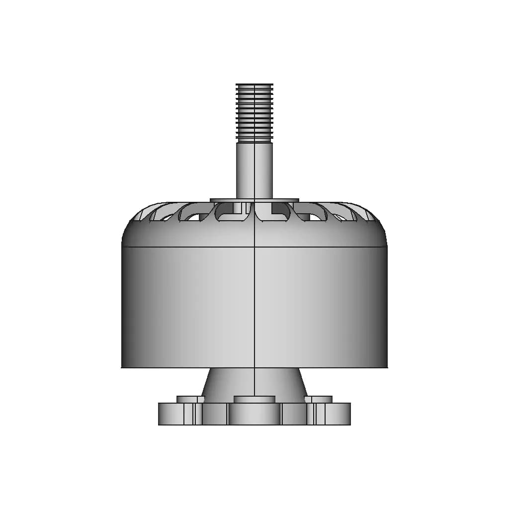 Iflight Xing 2814 1100Kv | High-Quality CAD Model_0_0_degree_snapshot