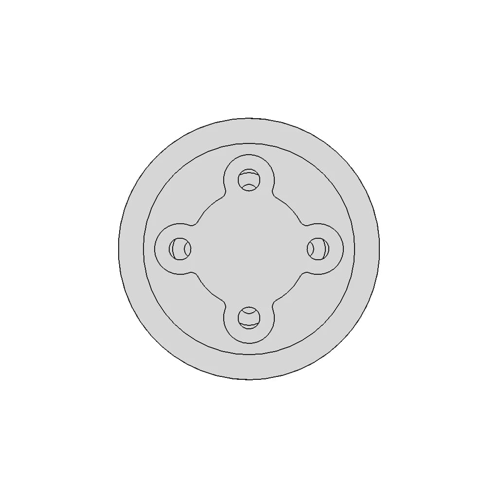 Iflight Xing 2814 1100Kv | High-Quality CAD Model_90_0_degree_snapshot
